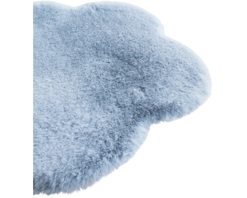 Wolkenförmiger Teppich aus Kunstfell