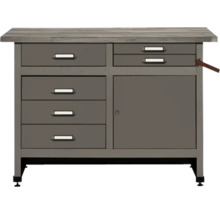 Werkbank mit Schubladen und Schrankfach