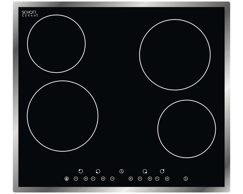 Induktionskochfeld mit vier Kochzonen