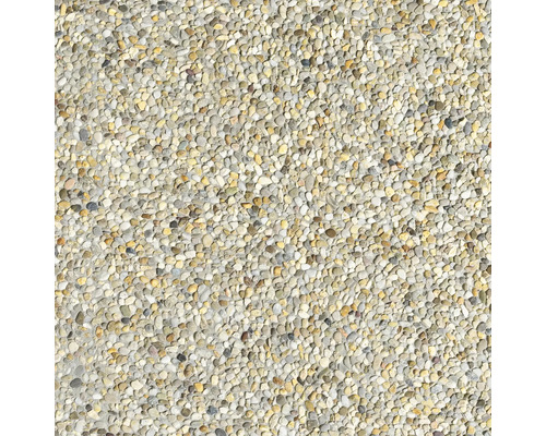 Nahaufnahme von Waschbetonplatten