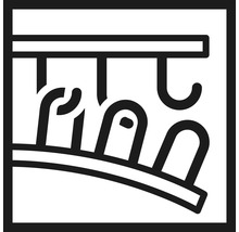 Symbol für eine Rohrbegleitheizung