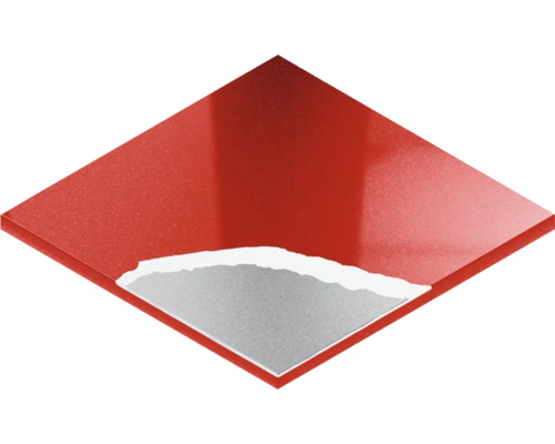 Rot metallic Lack Schutzfolie Detailansicht