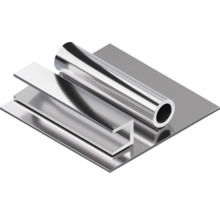 Aluminium Zuschnitt mit Flachmaterial, Winkel, Rohr