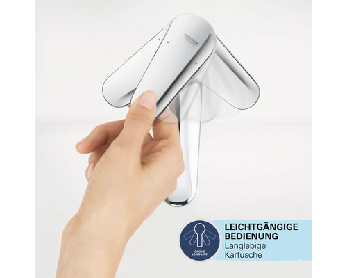 Bedienung eines Grohe Wasserhahn mit langlebiger Kartusche