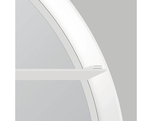 Wandregal mit runder Form und Ablagefläche