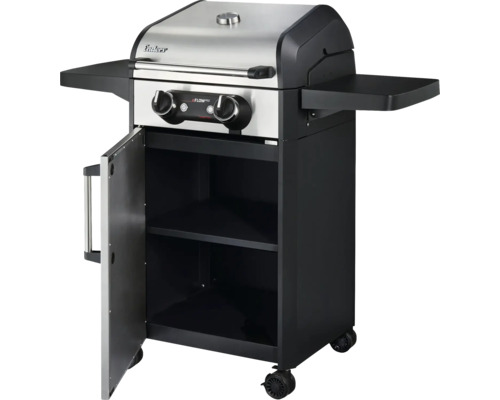 Enders Gasgrill mit zwei Brennern, Seitentischen und Unterschrank