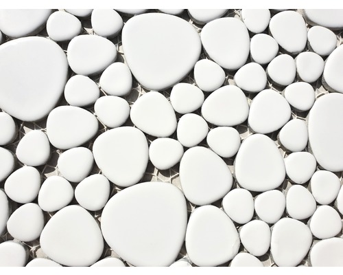 Mosaikfliesen in Kieselform für Wand- und Bodengestaltung