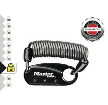 Master Lock Logo Kabelschloss mit Zahlencode und lebenslanger Garantie