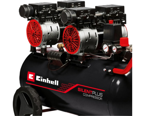 Einhell Silentplus Kompressor mit Rädern