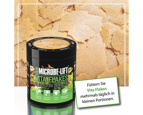 Microbe-Lift Vita Flakes Hauptfutter für Zierfische