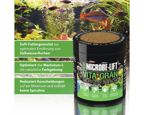 Microbe Lift Vita Gran Hauptfutter Zierfische im Aquarium