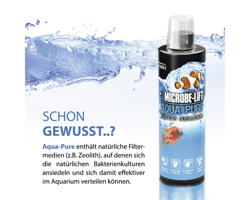 Microbe Lift Aqua Pure flüssiges Filtermedium für Aquarien