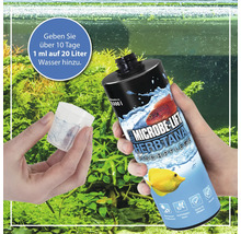 Microbe-Lift Herbtana Fischpflege Produktbild mit Dosieranleitung
