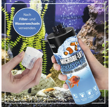 Microbe Lift Aqua Pure flüssiges Filtermedium für Aquarien wird nach Filter- und Wasserwechsel angewendet.