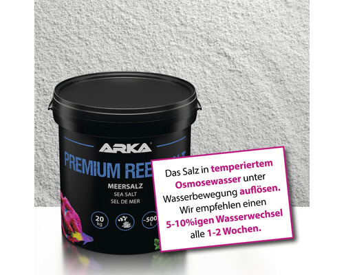 Eimer Arka Premium Reef Meersalz, 20 Kilogramm