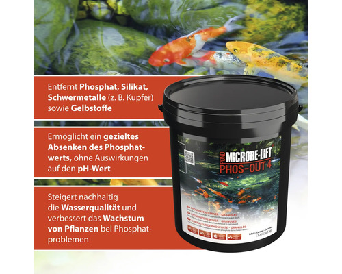 Microbe Lift Phos Out 4 zur Phosphatentfernung im Teich