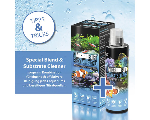 Microbe Lift Special Blend und Substrate Cleaner für Aquarien