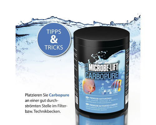 Microbe Lift Carbopure Premium Aktivkohle für Meerwasser- und Süßwasseraquarien