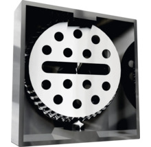 Badezimmeraccessoire mit runder, gelochter Blende