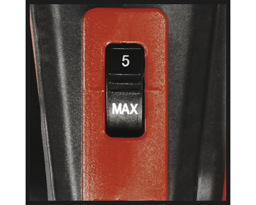 Detailansicht eines Schalters mit den Einstellungen 5 und maximal