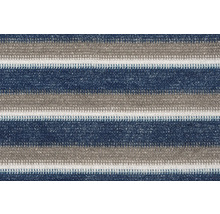 Detailaufnahme eines Teppichs mit Streifenmuster