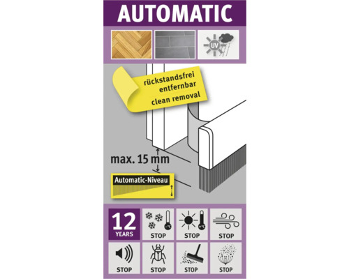 Automatische Dichtung mit Eigenschaften und Garantien