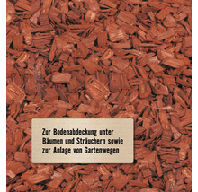 Rindenmulch zur Bodenabdeckung unter Bäumen und Sträuchern sowie zur Anlage von Gartenwegen