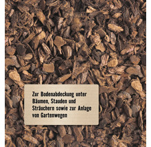 Nahaufnahme von Mulch zur Bodenabdeckung