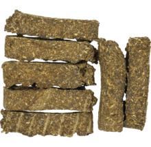 Hundesnacks in Ziegelform