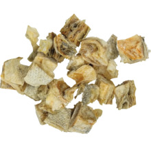 Getrocknete Fischwürfel für Haustiere