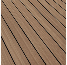Terrassendielen aus Holz im Detail