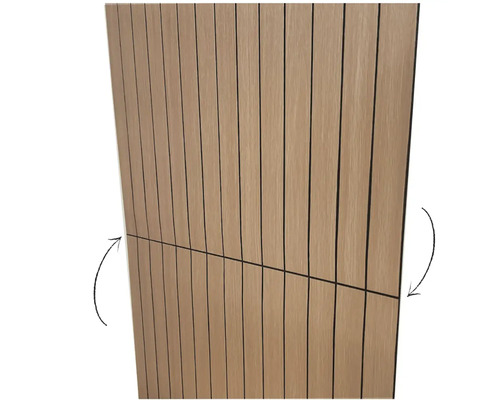 Holzpaneel mit Nut- und Federverbindung