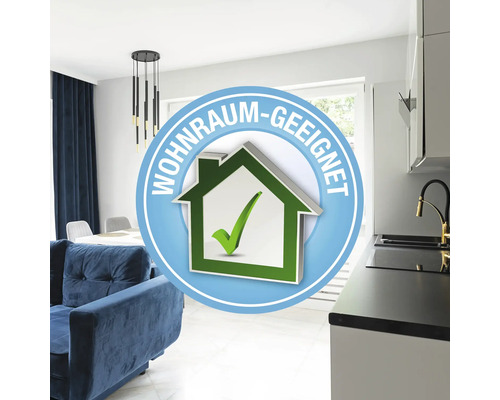 Geeignet für Wohnräume Siegel