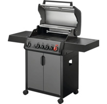 Gasgrill mit Grillrost, Ablageflächen und Unterschrank