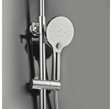 Duschstange mit Handbrause und Brauseschlauch
