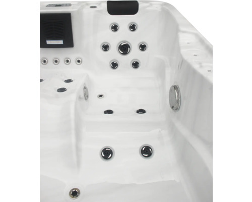 Innenansicht eines Whirlpools mit Düsen