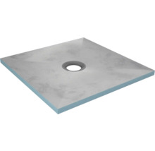 Befliesbares Duschelement Aurlane Showerplate 90x90x4 cm