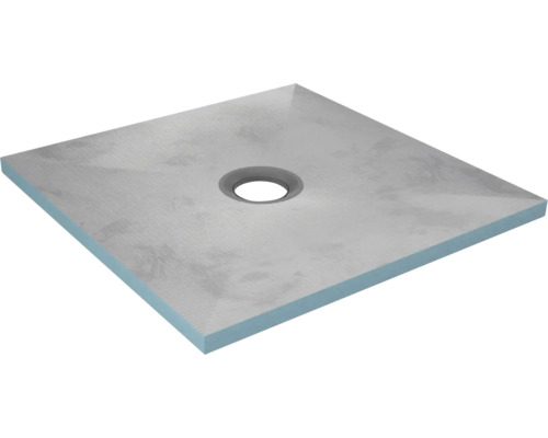 Befliesbares Duschelement Aurlane Showerplate 90x90x4 cm
