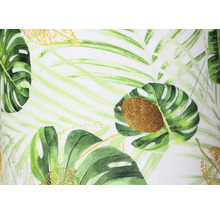 Detailansicht eines Produkts mit Pflanzenmuster