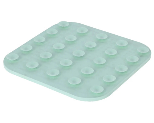 Quadratische Badewannenmatte mit Saugnäpfen