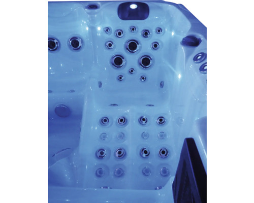 Nahaufnahme eines Whirlpools mit Düsen