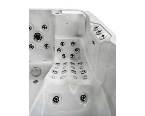 Detailansicht eines Whirlpools mit Düsen