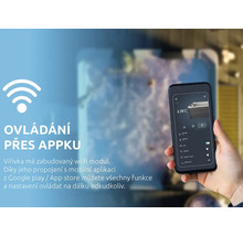 App-Steuerung für Whirlpool mit WLAN-Modul auf Smartphone.