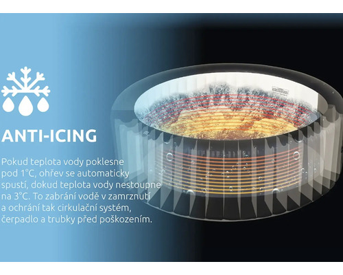 Anti-Icing Funktion für Whirlpools