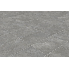 Boden mit grauen Fliesen