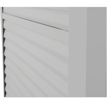 Detailansicht einer weißen Jalousie