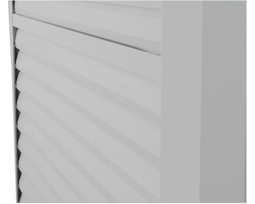 Detailansicht einer weißen Jalousie