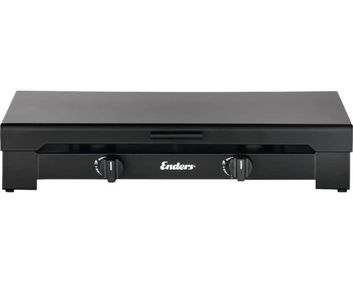 Enders Gasgrillplatte mit zwei Reglern und Enders Logo