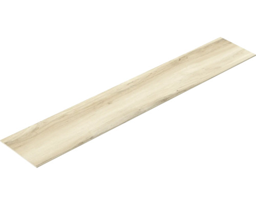 Einzelne Bodenfliese in Holzoptik