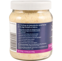 Erdnussbutter für Gartenvögel im Glas